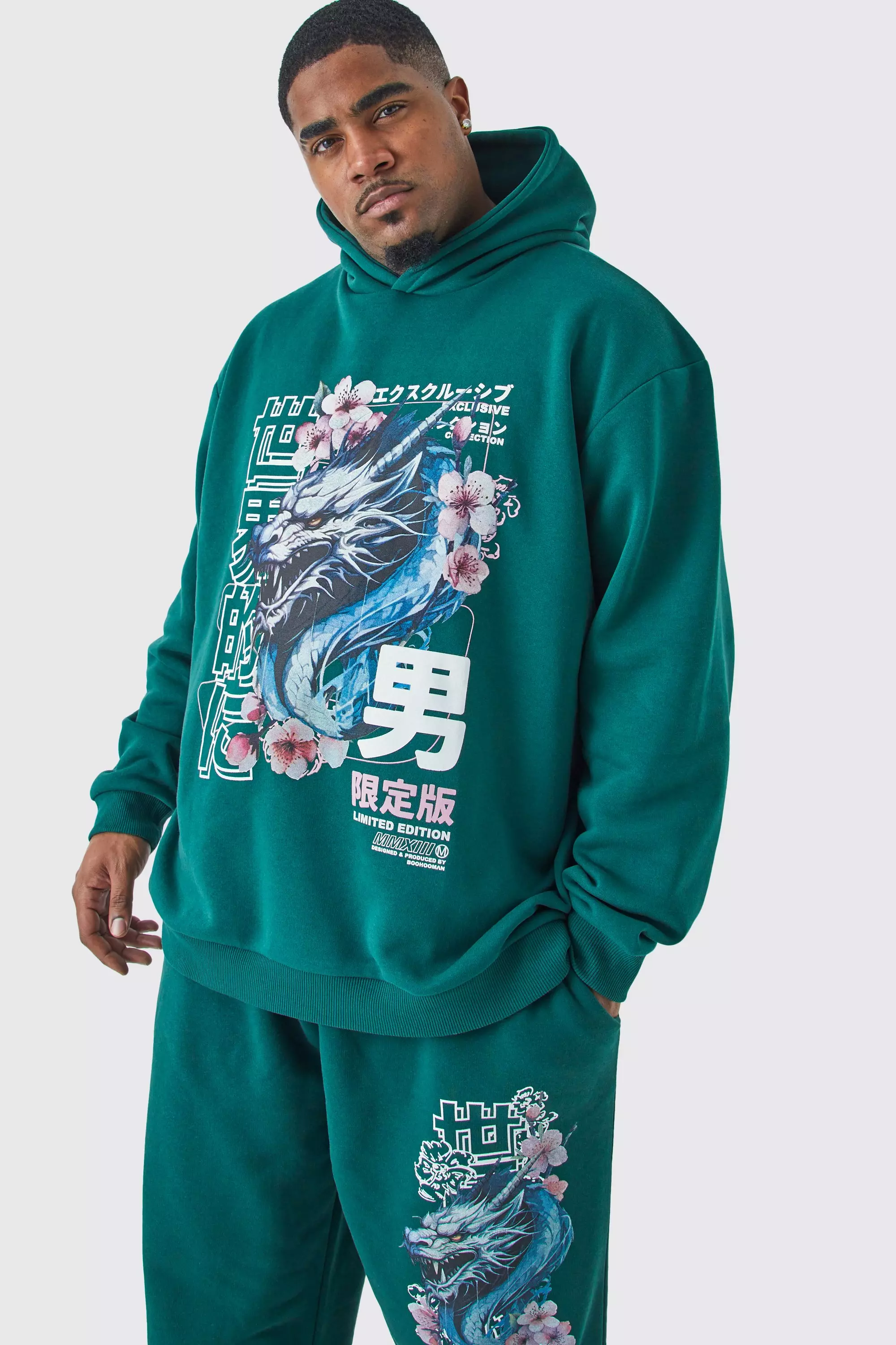 Green 2025 dragon hoodie